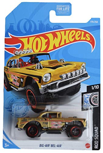 DieCast Hotwheels Big Air Bel Air Rod Squad 1-10 -Gold-