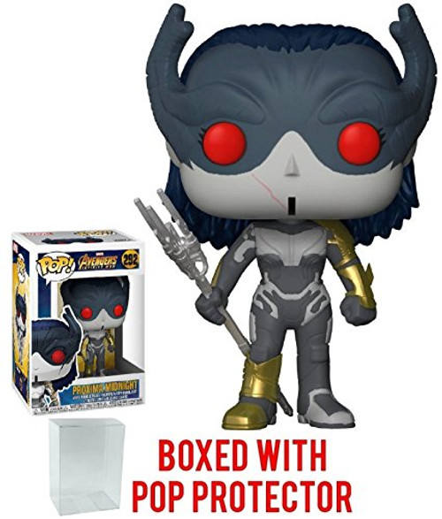 Funko Pop! Marvel: Avengers Infinity War - Proxima Midnight Vinyl Figure (Bundled with Pop Box Protector Case)