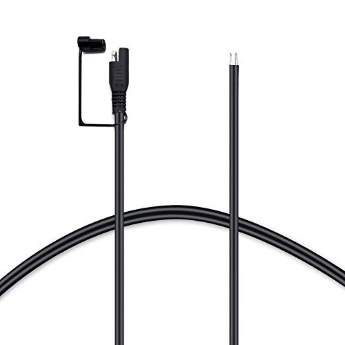 ACOPOWER HY-AS-BS141.5 1.5ft Bare Wire to SAE Adapter Black