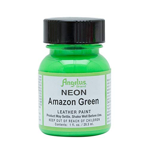 Angelus Neon Amazon Green Acrylic Leather Paint