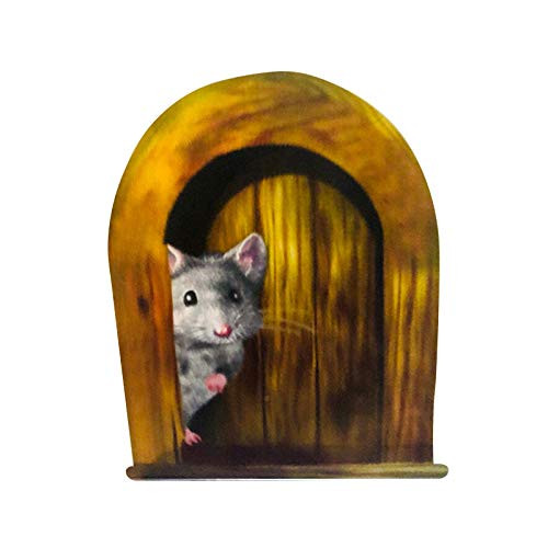 5PC Realistic 3D Mouse Hole Wall Sticker Mouse in A Hole Wall Decal Fun Art Animal Stickers Vinyl Home Decor for Living Room Nursery Bedroom Kids Room Wall Decoration -A- 5PC Realistic 3D Mouse Hole Wall Sticker Mouse in A Hole Wall Decal Fun Art Animal Stickers Vinyl Home Decor for Living Room Nursery Bedroom Kids Room Wall Decoration -A-