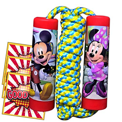 Disney Jump Rope For Kids -Mickey Mouse Bundle Includes Separately Licensed GWW Reward Stickers-