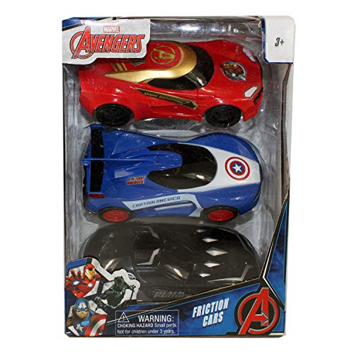 Connie N Randy Marvel Avengers Set of 3 Friction Cars