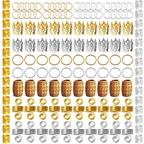 140 Pieces Dreadlocks Hair Jewelry Hair Braid Accessories Aluminum Hair Cuffs wood beads Hair Rings Dreadlocks Cuffs Hair Coils Crown Beads Cuffs for Women Hair Decoration 140 Pieces Dreadlocks Hair Jewelry Hair Braid Accessories Aluminum Hair Cuffs wood beads Hair Rings Dreadlocks Cuffs Hair Coils Crown Beads Cuffs for Women Hair Decoration