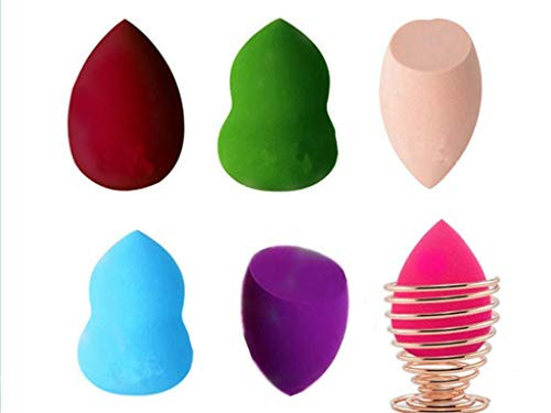 Makeup Sponge Blender Set Beauty Makeup Sponges Latex-free Blender 6pcs plus Beauty Sponge Holder 1pcSoft Beauty Foundation Blending Sponge with 3 ShapesCream and Powder Wet and Dry Use Makeup Sponge Blender Set Beauty Makeup Sponges Latex-free Blender 6pcs plus Beauty Sponge Holder 1pcSoft Beauty Foundation Blending Sponge with 3 ShapesCream and Powder Wet and Dry Use