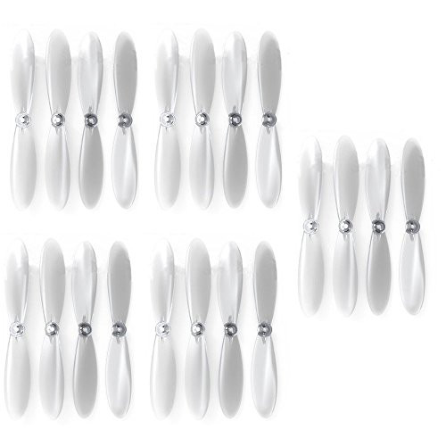 AFUNTA 5X Combo Transparent Clear Blades Propellers Props Rotor Compatible X4 H107 H107D H107C H107L Quadcopter-Helicopter-Airplane