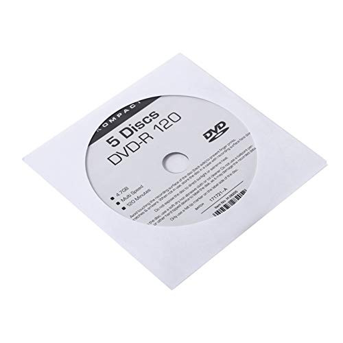 CD-DVD Sleeves Clear Window 100 Pack