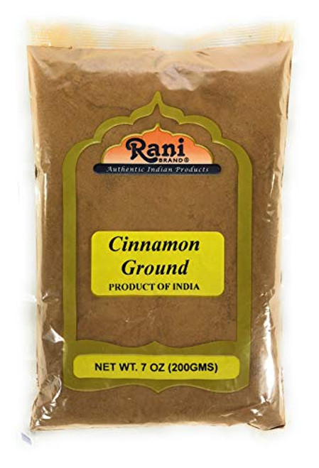 Rani Cinnamon Powder -Ground- Spice 7oz -200g- ~ All Natural Salt-Free - Vegan - No Colors - Gluten Friendly - NON-GMO - Indian Origin Rani Cinnamon Powder -Ground- Spice 7oz -200g- ~ All Natural Salt-Free - Vegan - No Colors - Gluten Friendly - NON-GMO - Indian Origin