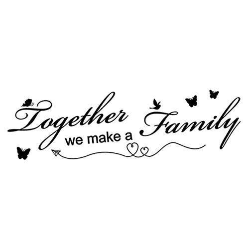 Wall Decals Stickers Inspirational Every family has a story welcome to ours Vinyl Positive Wall Saying Motivational Quotes Decal Motivational Wall Quote Sayings Wall Stickers DIY Home Decors -Start a family together sticker-