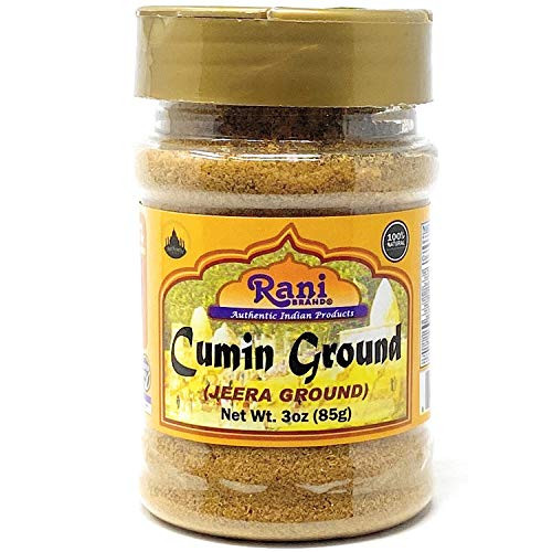 Rani Cumin -Jeera- Powder Spice 3oz -85g- ~ All Natural - Vegan - Gluten Friendly - NON-GMO - Indian Origin Rani Cumin -Jeera- Powder Spice 3oz -85g- ~ All Natural - Vegan - Gluten Friendly - NON-GMO - Indian Origin