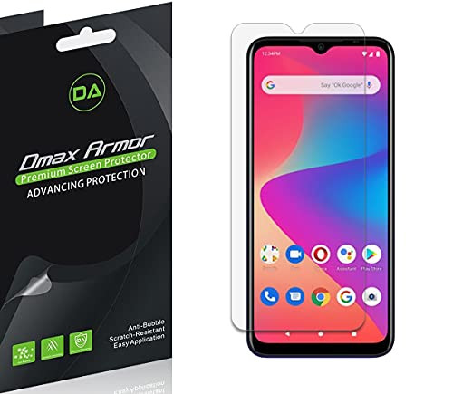 -6 Pack- Dmax Armor Designed for BLU V81 Screen Protector Anti Bubble High Definition Clear Shield