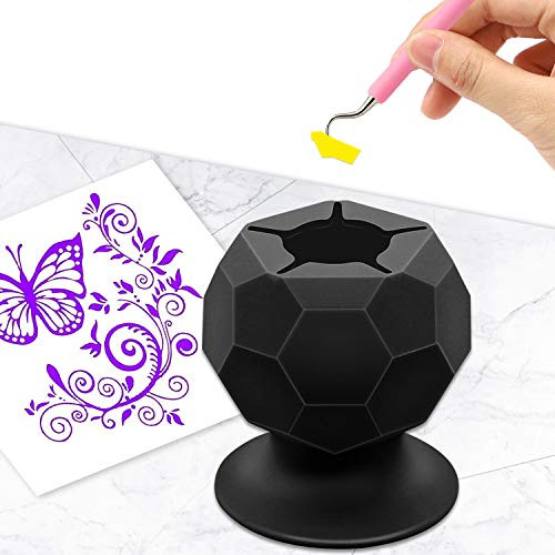 Weeding Scrap Collector Vinyl Weeding Scrap Collector Suctioned Vinyl Weeding Scrap Collector -Black-