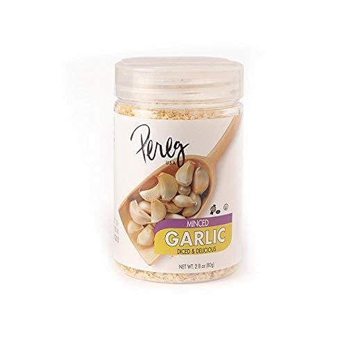 Minced Garlic Dried Spice - 2.8 oz - Made from Fresh Delicious Garlic - Pure  and  Dehydrated - Use in Soups Stews Bread  and  Salad Dressings - Non-Irradiated  and  Kosher Certified
