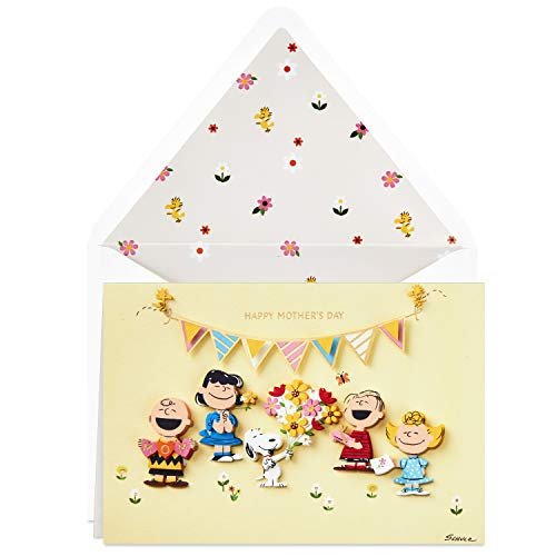 Hallmark Signature Peanuts Mothers Day Card from Son or Daughter -Every Happy Thing-