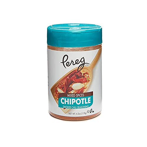 Pereg Chipotle Seasoning -4.25 Oz- - Smoky Mexican Seasoning - Chipotle Powder - Bulk Spices and Seasoning - Non-GMO No Preservatives No Color Pereg Chipotle Seasoning -4.25 Oz- - Smoky Mexican Seasoning - Chipotle Powder - Bulk Spices and Seasoning - Non-GMO No Preservatives No Color