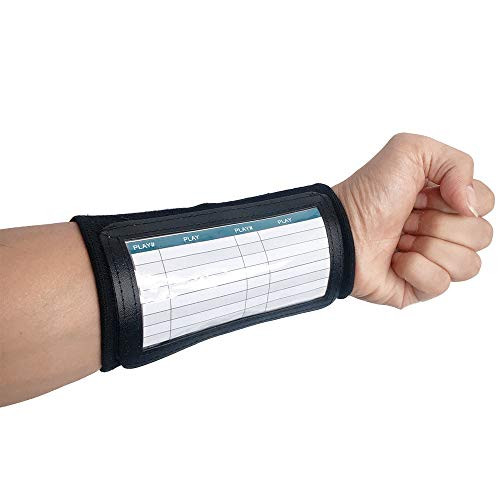 CHLPRO Wrist Coach - Youth Triple Wrist Coach Playbook Wristband-Youth- - Perfect for Flag Football and Tackle Football CHLPRO Wrist Coach - Youth Triple Wrist Coach Playbook Wristband-Youth- - Perfect for Flag Football and Tackle Football