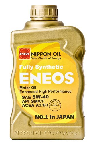 ENEOS 5w-40 QT Fully Synthetic Motor Oil - 1 Quart Bottle