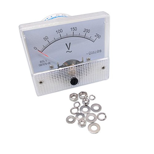 Analog Voltmeter Panel Pointer Volt Meter Gauge 85L1 AC 0-250V