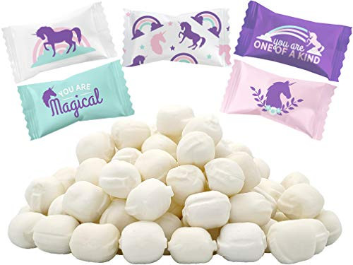 Unicorn Buttermints Mint Candies After Dinner Mints Butter Mint Candy Fat-Free Individually Wrapped -55 Pieces-
