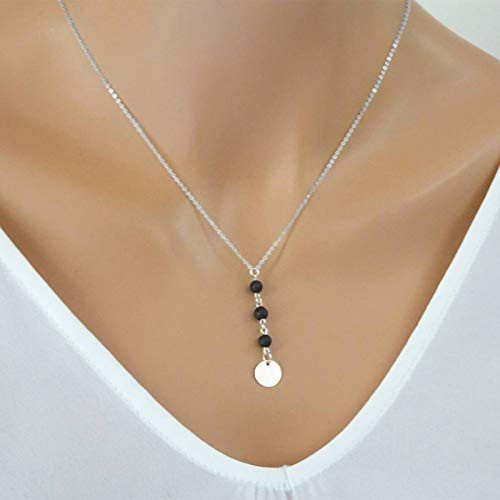 Sttiafay Boho Long Chain Y-Pendant Necklace Chain Volcanic Stone Sequin Drop Dangle Lariat Necklacce Choker Collar Necklace Jewelry for Women Sttiafay Boho Long Chain Y-Pendant Necklace Chain Volcanic Stone Sequin Drop Dangle Lariat Necklacce Choker Collar Necklace Jewelry for Women