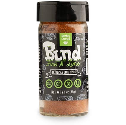 Kitchen Crafted Sriracha Lime Spice Blend  2.1 oz Gluten-Free Sriracha Seasoning Blend Perfect for Thai Curry Chicken Salad Dips  and  Marinades Gourmet Spices and Seasonings -Pack of 1-