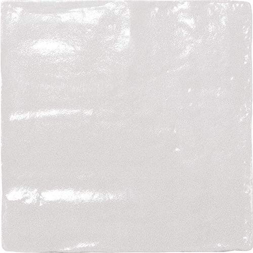 4" x 4" Gray Ceramic Tile for Kitchen Bathroom or Wall Panel -Sample Swatch- 4"x4"-