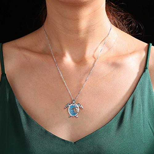 Sttiafay Boho Turtle Pendant Necklace Statement Long Chain Choker Collar Necklace Summer Beach Lariat Chain Jewelry for Women and Girls Sttiafay Boho Turtle Pendant Necklace Statement Long Chain Choker Collar Necklace Summer Beach Lariat Chain Jewelry for Women and Girls