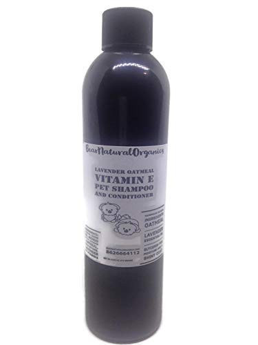 Pet Dog Shampoo Vitamin E Oatmeal Lavender 8 Ounce