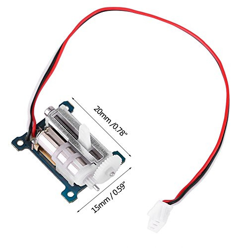 1.5g Micro Digital Linear Servo Actuator Servo Steering Analog Servo Loading Linear Gear Goteck Servo for Ultra-Micro 3D Flight Aircraft -Left and Right Random Delivery-