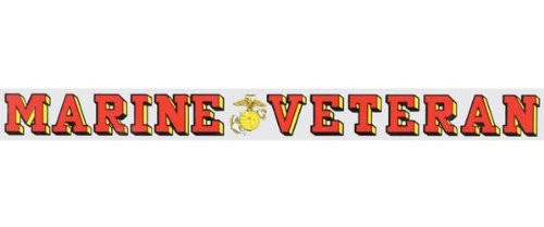 Mitchell Proffitt Marine Veteran - Window Strip Decal