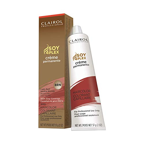 Clairol Professional Permanent Crème 8rn Light Red Neutral Blonde 2 oz