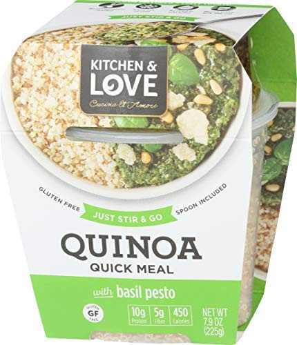 Kitchen  and  Love Basil Pesto Quinoa Quick Meal Single