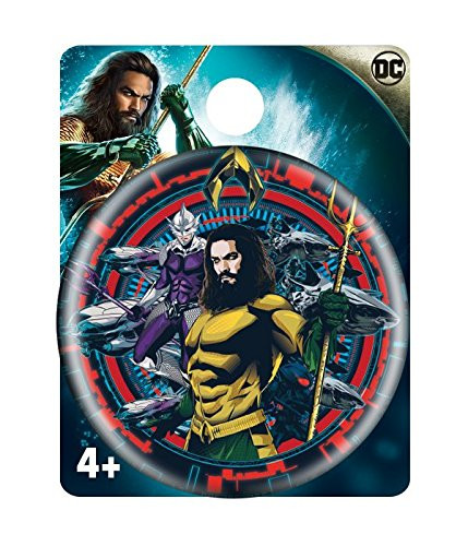 DC Aquaman Movie Group Image Button Pin