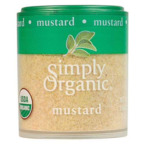 Simply Organic Ground Mustard Seed Certified Organic - 0.46 oz - Pack of 2 - Sinapis alba L.