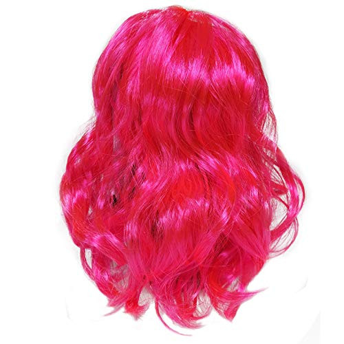 Cat Wig KOOLMOX Pet Wig For Cat Dog Costume Hair Red Pet Wig With Adjustable Elastic Straps For Small Medium Large Pets Funny Cat Costumes For Cats Girl Female Dogs Halloween Festival Party Cosplay