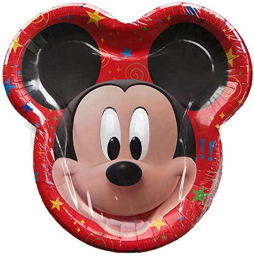 Disney Mickey Mouse Clubhouse Shape Dinner Plates