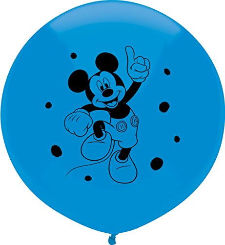 Qualatex Officially Licensed Disney Round Latex Balloons 17-Inch Mickey Mouse