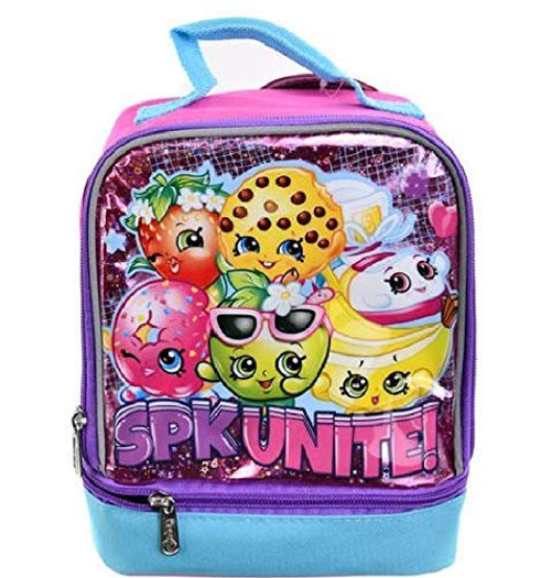 UPD Shopkins Drop Bottom Lunch Bag Small Multicolor SY30919SCPK00 UPD Shopkins Drop Bottom Lunch Bag Small Multicolor SY30919SCPK00