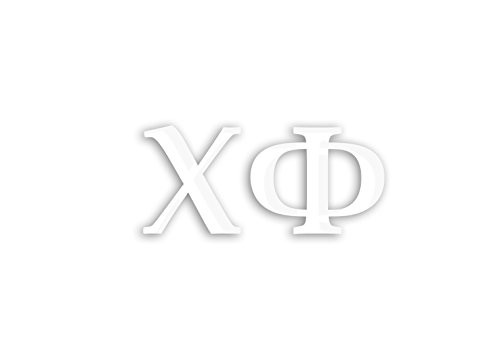 Mallory Holle Officially Licensed Chi Phi 6" x 3" Window Decal - White