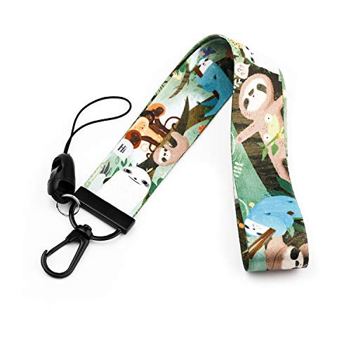 G-Ahora Sloth Lanyard Keychain ID Badge Holder Gift for Sloth Lover-Sloth Wrist- G-Ahora Sloth Lanyard Keychain ID Badge Holder Gift for Sloth Lover-Sloth Wrist-