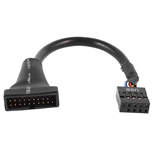 15cm USB 3.0 20 Pin Header Male to USB 2.0 9 Pin Female Adapter Cable