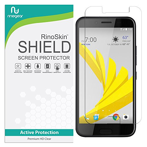 RinoGear HTC Bolt Screen Protector Case Friendly Screen Protector for HTC Bolt Accessory Full Coverage Clear Film