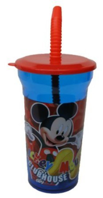 Disney Mickey Mouse Clubhouse Water Bottle with Straw Party Favor