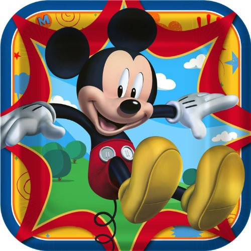 Hallmark Mickey Mouse 'Fun and Friends' Large Paper Plates -8ct- Hallmark Mickey Mouse 'Fun and Friends' Large Paper Plates -8ct-