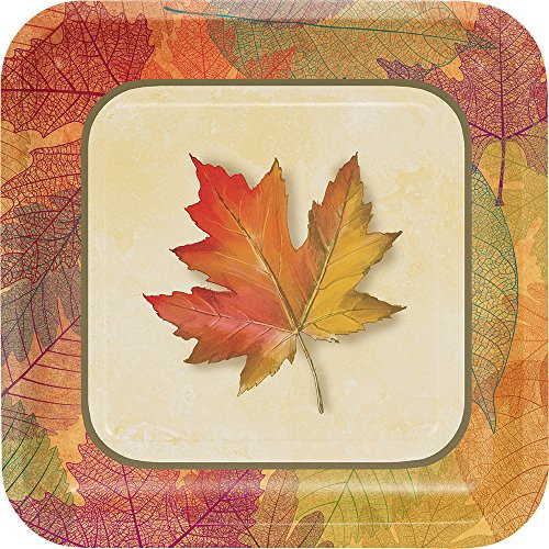 Creative Converting Party Creations Paper Plate Burnished Leaves
