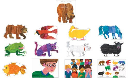 Carson Dellosa Brown Bear, Brown Bear, What Do You See? Bulletin Board Set (110134)