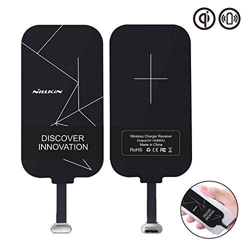 Wireless Charging Receiver,Nillkin Magic Tags Wireless Charger Receiver Chip 5W Qi Wireless Charging Standard (Type C - Long Version) Wireless Charging Receiver,Nillkin Magic Tags Wireless Charger Receiver Chip 5W Qi Wireless Charging Standard (Type C - Long Version)