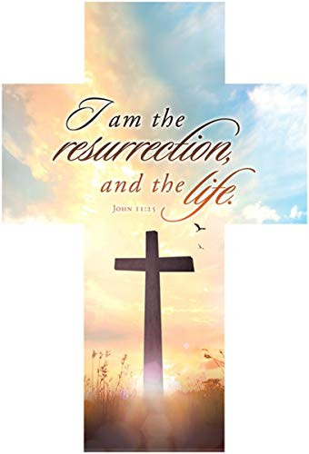 Easter Bookmark -"I Am the Resurrection" - KJV - -Package of 25-