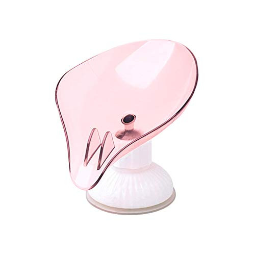 Bar Soap Holder Leaf Shape - Self Draining Soap Dish for Bar Soap Decorative Plastic Soap Tray Soap Box with Suction Cup for Shower Bathroom Kitchen Sink Bar Soap Holder Leaf Shape - Self Draining Soap Dish for Bar Soap Decorative Plastic Soap Tray Soap Box with Suction Cup for Shower Bathroom Kitchen Sink