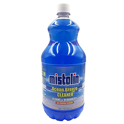 Mistolin Ocean Breeze All Purpose Cleaner 64 Fl Oz Longer Lasting Multi Purpose Cleaner Best Cleaner for Floors Bathrooms  and  Kitchen Appliances